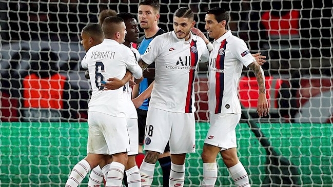Mauro Icardi le dio la clasificación a París Saint-Germain en triunfo sobre Club Brujas