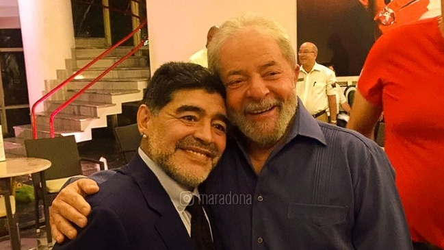 Diego Maradona celebró la liberación a Lula da Silva: “Hoy se hizo justicia”