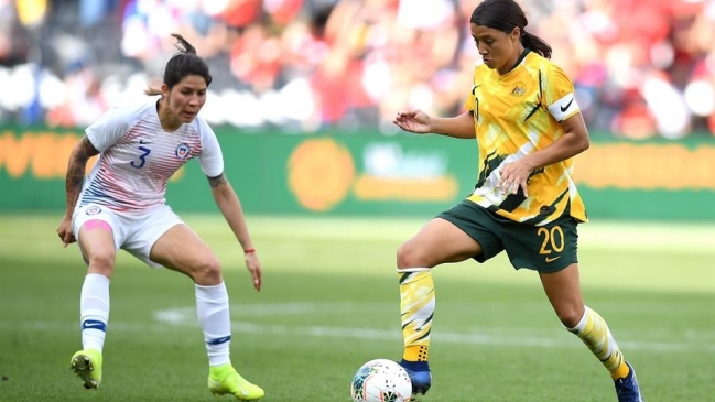 Los goles en la derrota de la selección femenina ante Australia