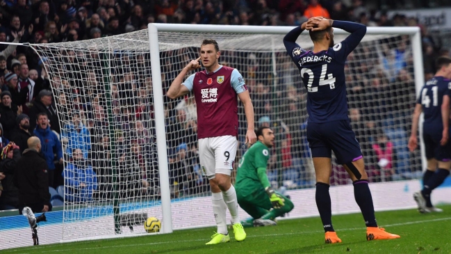 West Ham de Pellegrini cayó goleado ante Burnley y se hundió en la Premier League