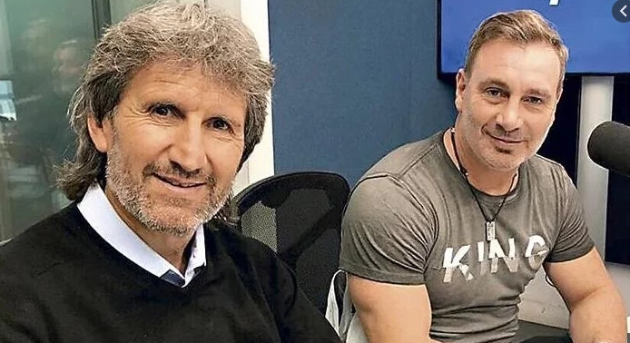 Marcelo Barticciotto y Daniel Morón visitaron a Gustavo Gatica