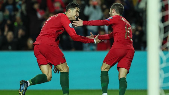 Portugal goleó a Lituania de la mano de Cristiano Ronaldo y quedó a un paso de la Eurocopa 2020