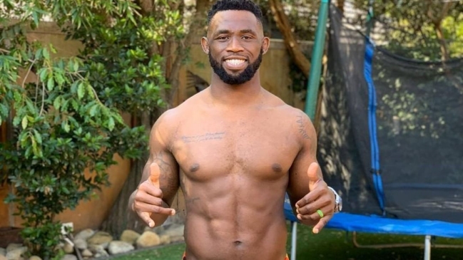 Los Springboks, campeones en ropa interior por una campaña contra el cáncer