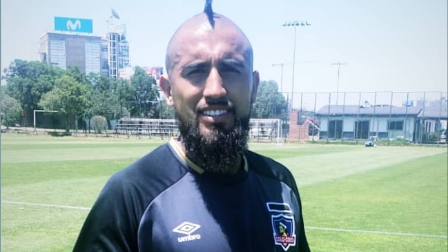 Arturo Vidal regresó al Monumental y participó en un entrenamiento