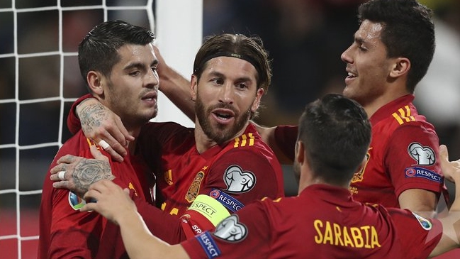 España barrió con Malta en las clasificatorias para la Eurocopa 2020