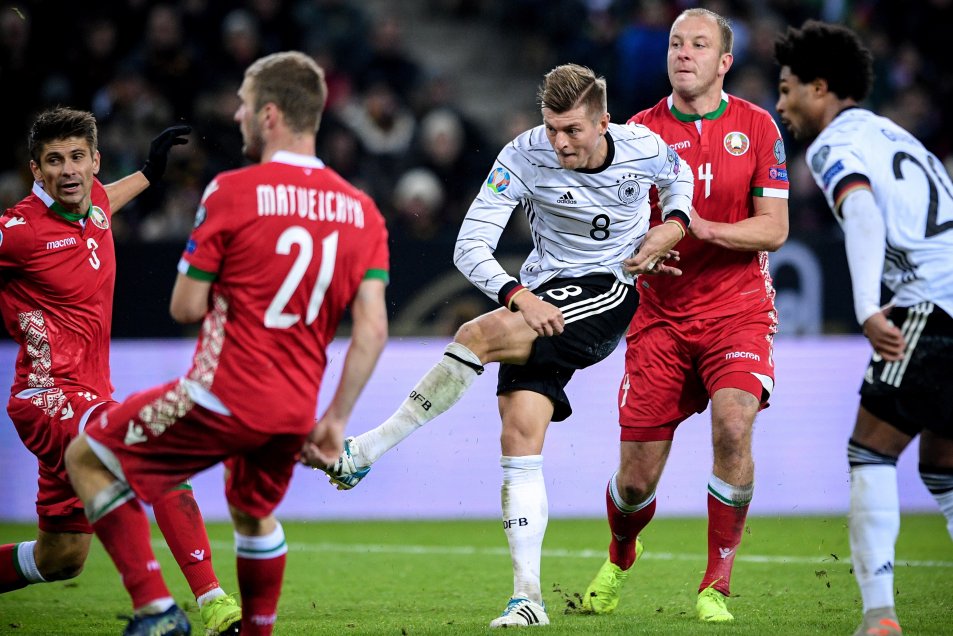 Alemania consiguió un lugar en la Eurocopa 2020 tras aplastar a Bielorrusia