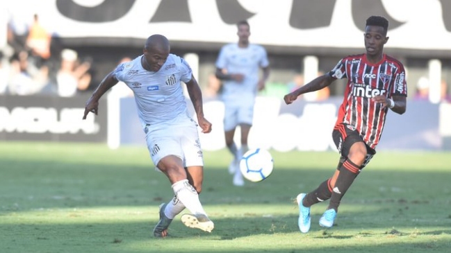 La vibrante igualdad de Santos de Sampaoli en el clásico frente a Sao Paulo en el Brasileirao