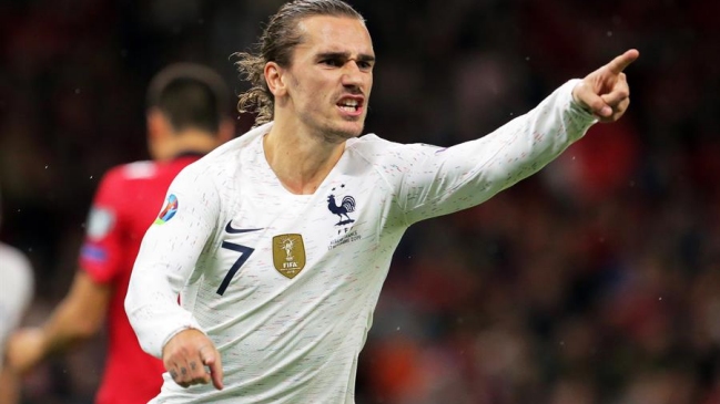 Griezmann volvió al gol con Francia en el triunfo sobre Albania en las Clasificatorias a la Euro 2020