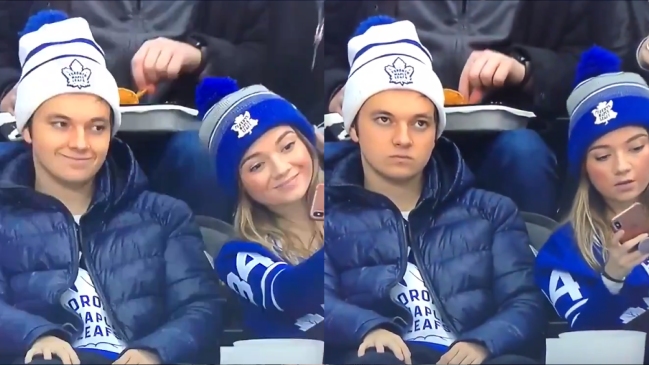 El criticable gesto de un hincha de hockey al tomarse una selfie