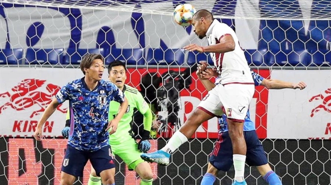Salomón Rondón es el exclusivo histórico goleador de Venezuela tras un hat-trick ante Japón