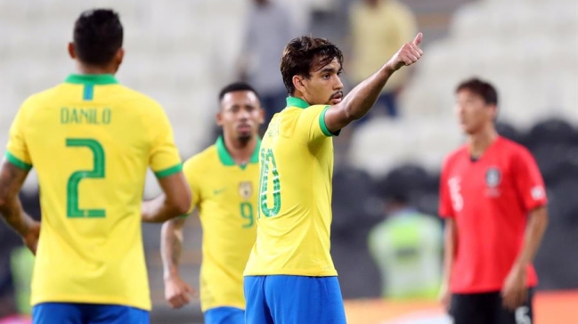 Brasil goleó a Corea del Sur en su último apronte de cara a las Clasificatorias