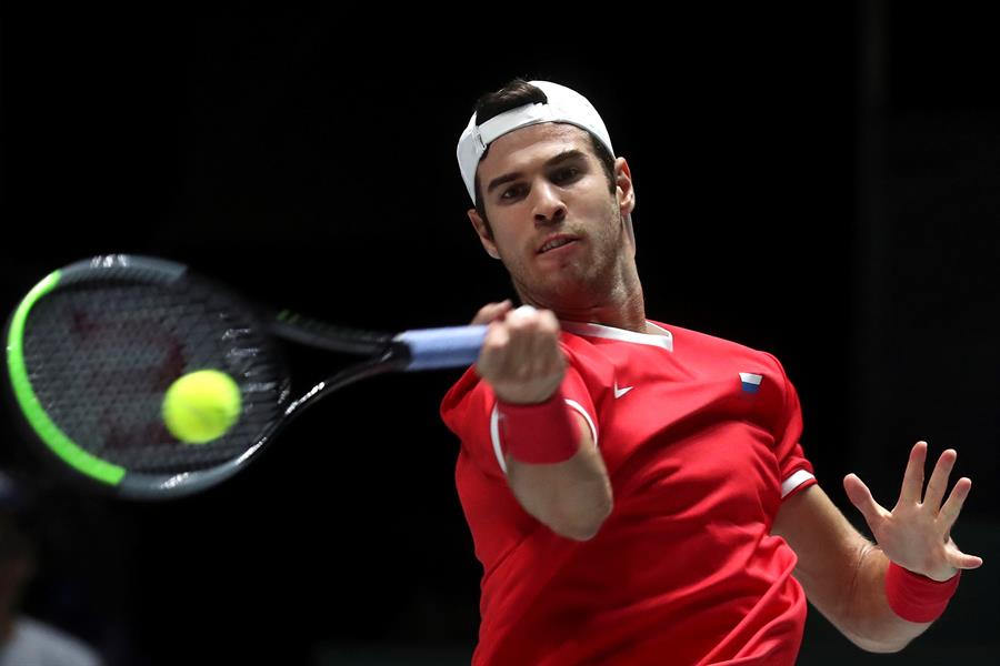 Triunfo de Rafael Nadal sobre Khachanov resaltó en victoria de España sobre Rusia en Copa Davis