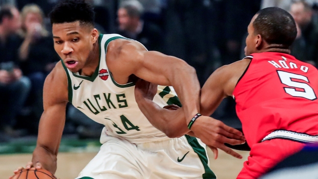 Antetokounmpo guió victoria de Milwaukee Bucks frente a Portland Trail Blazers