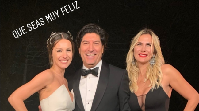 Iván Zamorano estuvo presente en la boda de Carolina “Pampita” Ardohain en Buenos Aires