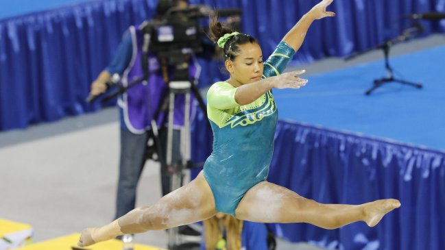 La gimnasta chilena Makarena Pinto se quedó con el quinto lugar en la Copa Mundial de Cottbus