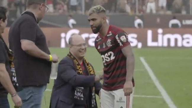 Gabriel Barbosa le hizo un desaire al gobernador de Río de Janeiro