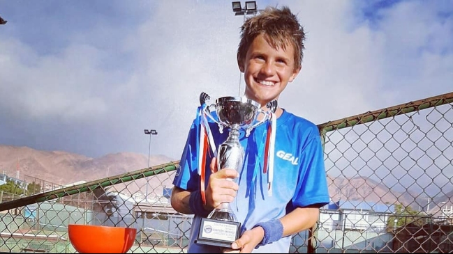 Hijo de Horacio de La Peña ganó su primer título infantil y quiere jugar Copa Davis por Chile