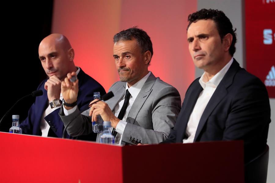 La presentación de Luis Enrique en su retorno a la selección española