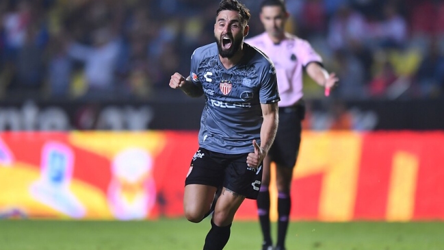 El golazo de Luis Felipe Gallegos en el triunfo de Necaxa sobre Querétaro