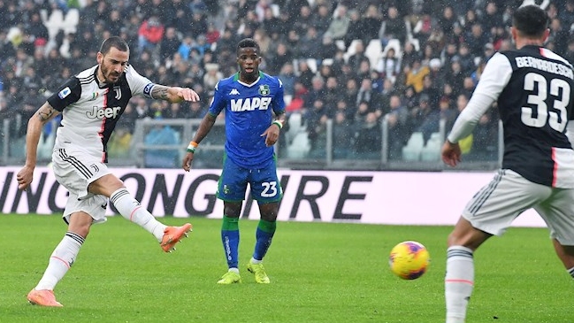 Juventus igualó con Sassuolo y puso en riesgo su liderato en la liga italiana