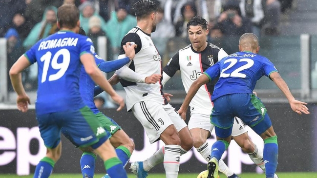 Cristiano Ronaldo anotó en trabajado empate de Juventus ante Sassuolo por el Calcio