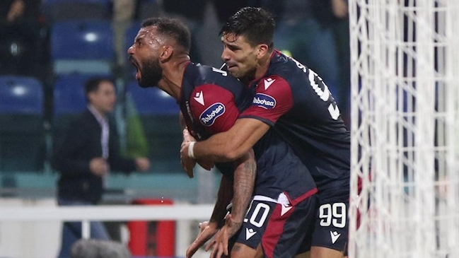 Cagliari superó en la agonía a Sampdoria en un emocionante partido por el Calcio