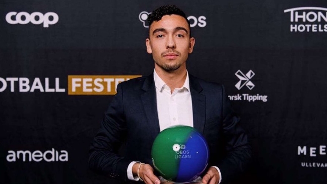Niklas Castro fue premiado como el mejor jugador en segunda división de Noruega