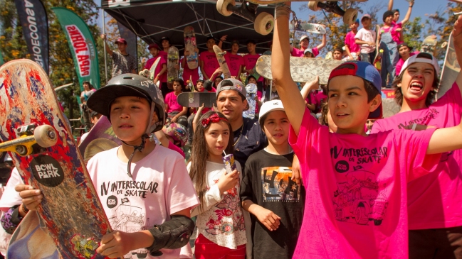 El Parque Araucano albergará una nueva versión del Campeonato Interescolar de Skate