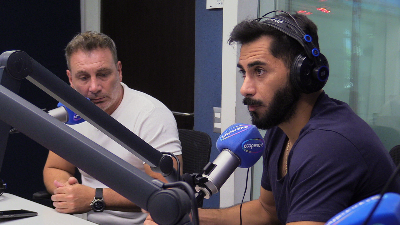 La visita de Johnny Herrera a Al Aire Libre en Cooperativa