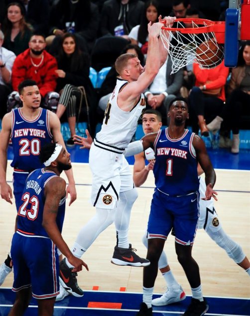 Los Nuggets también fueron al Madison Square Garden para vencer a los Knicks