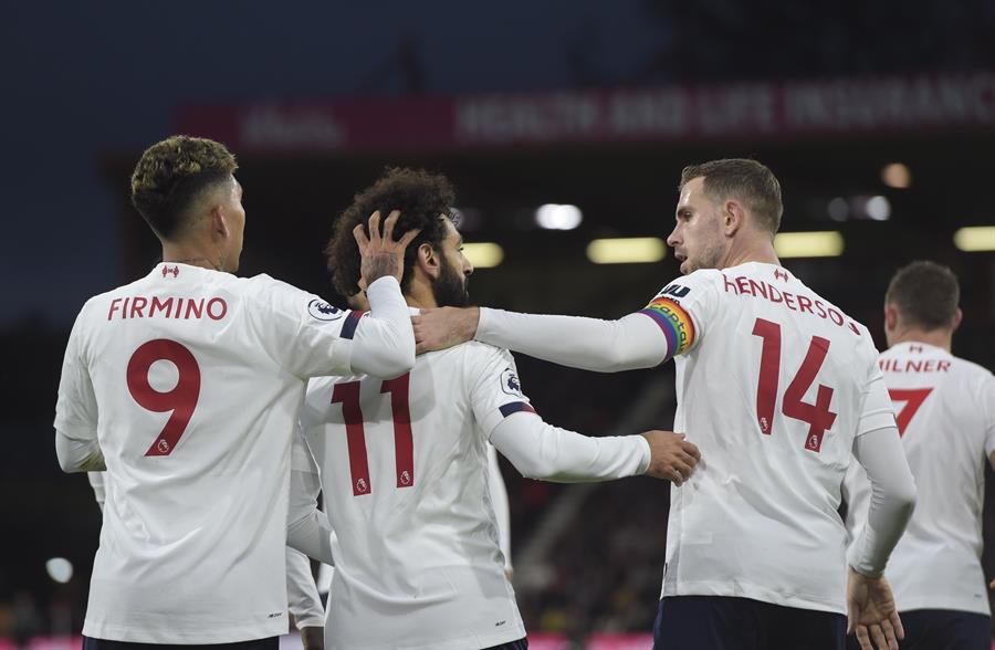 La contundente victoria de Liverpool sobre Bournemouth en la fecha 16 de la Premier