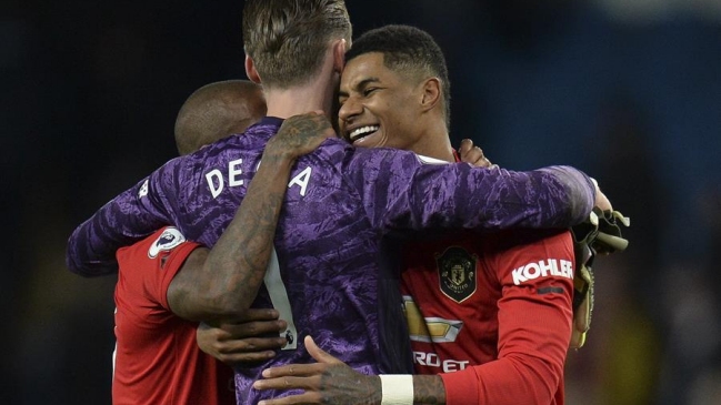 El United superó a Manchester City gracias a los goles de Rashford y Martial