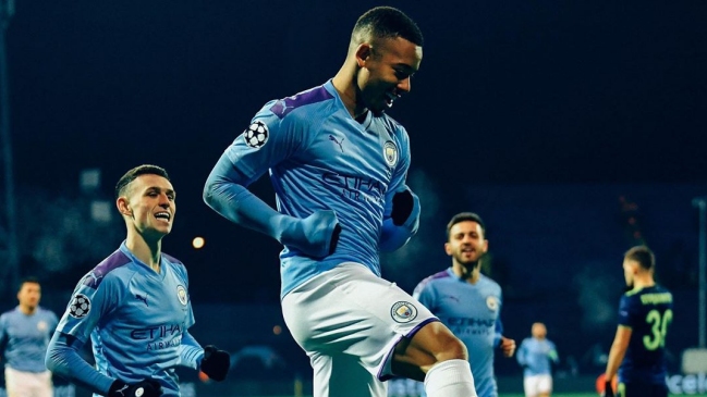 Gabriel Jesus tuvo una noche soñada y marcó un triplete en victoria del City sobre Dinamo Zagreb