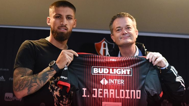 Ignacio Jeraldino fue presentado en Atlas: Quiero dar lo mejor y volver a ser convocado a la Roja