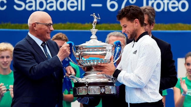 Dominic Thiem defenderá su título del “Conde de Godó” en 2020