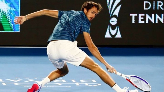 Daniil Medvedev y David Goffin completaron las semifinales de la Diriyah Tennis Cup