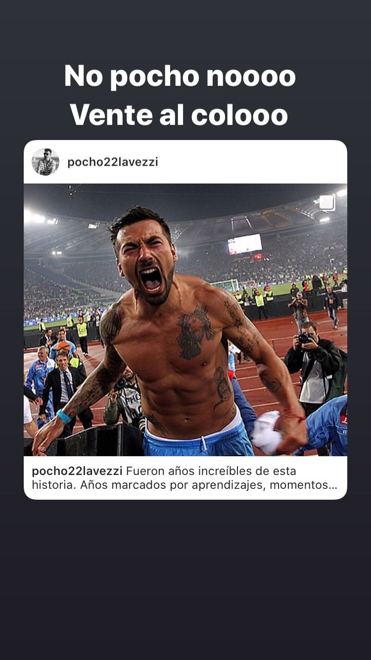 Jaime Valdés pidió a Ezequiel Lavezzi que no se retire y llegue a Colo Colo