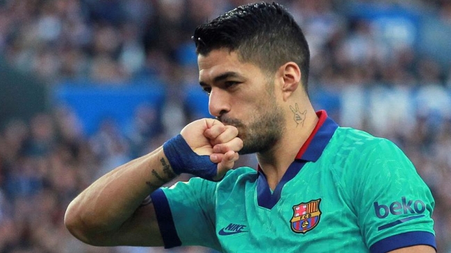 Suárez sorprendió en el inicio del segundo tiempo y puso en ventaja a Barcelona ante Real Sociedad