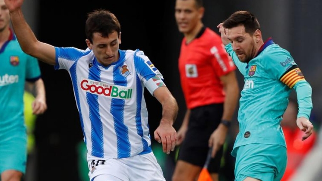 Barcelona con Vidal solo empató ante Real Sociedad de cara al clásico ante Real Madrid