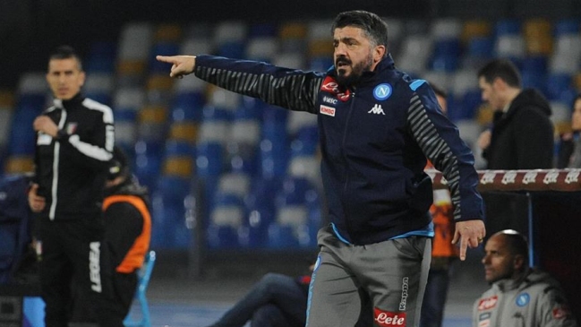 Gennaro Gattuso tuvo un amargo debut en Napoli tras caer en los descuentos ante Parma