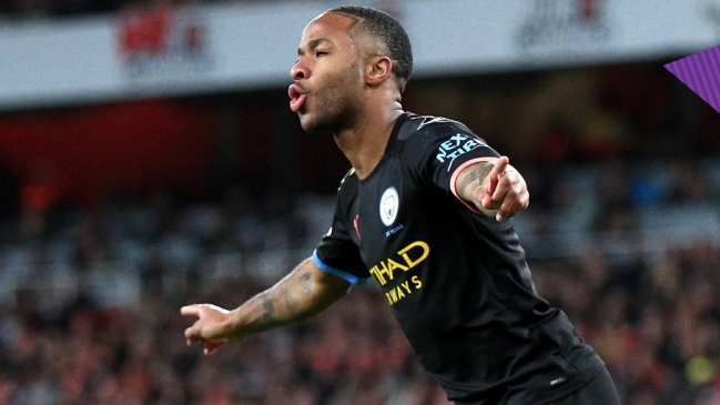 Raheem Sterling se encargó de estirar la ventaja del City sobre Arsenal