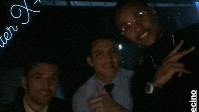 Alexis Sánchez reapareció en cena de Navidad de Inter de Milán