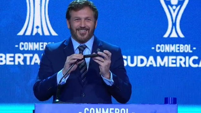 El lúdico momento que protagonizó Alejandro Domínguez en el sorteo de la Conmebol