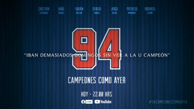 “94, campeones como ayer”, un documental de U. de Chile a 25 años del recordado título