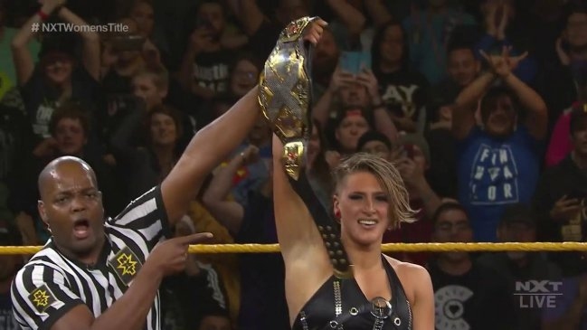 Rhea Ripley conquistó el título femenino de NXT tras derrotar a Shayna Baszler