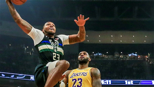 Giannis Antetokounmpo se impuso a LeBron James y los Bucks vencieron a los Lakers