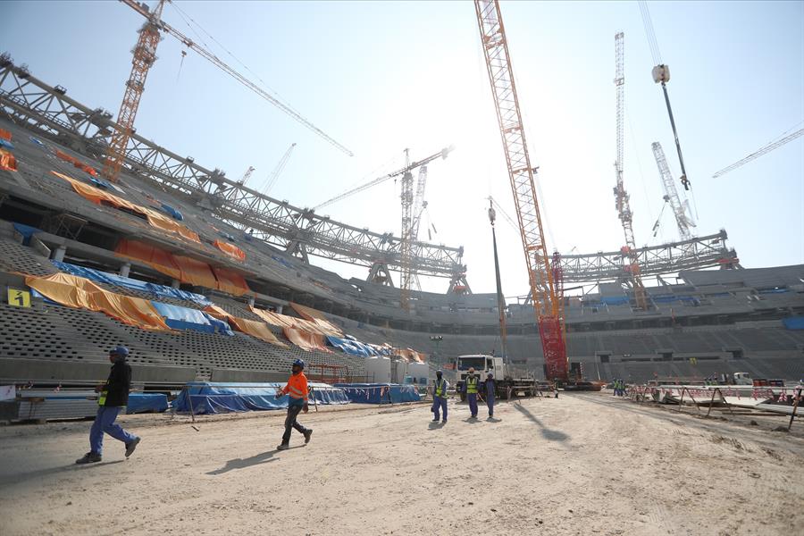 Los avances en la construcción del Estadio Icónico de Lusail para el Mundial de Qatar 2022