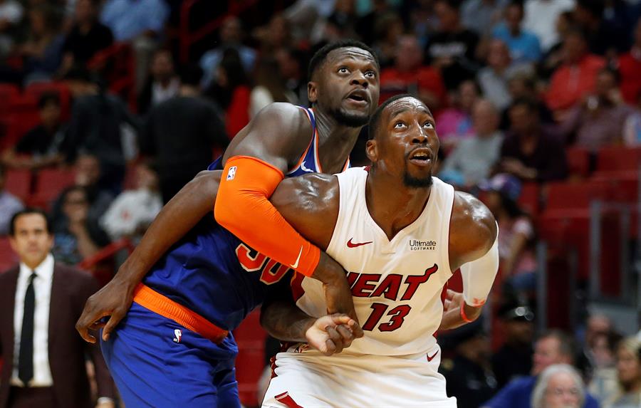 Bam Adebayo lideró victoria de Miami Heat sobre New York Knicks en la NBA
