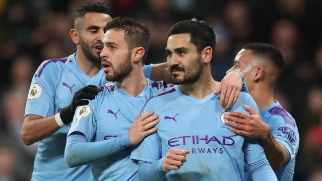 Los goles de la sólida victoria de Manchester City frente a Leicester