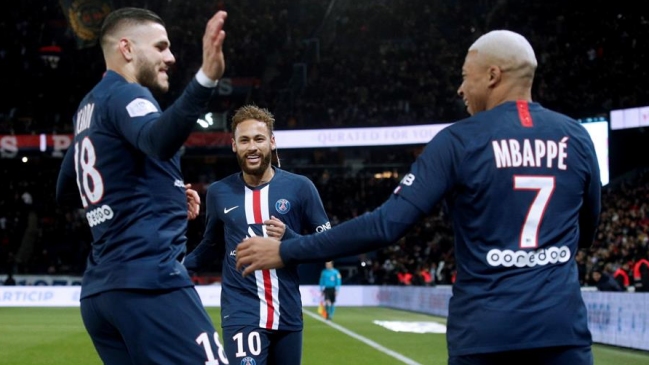Mbappé, Neymar e Icardi comandaron goleada de París Saint-Germain sobre Amiens en Francia